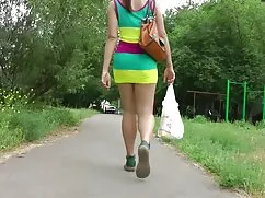ماشا درخشش با شورت د ...